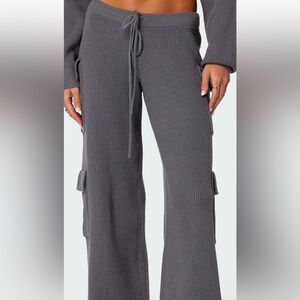 EDIKTED Wynter Knit Cargo Pants